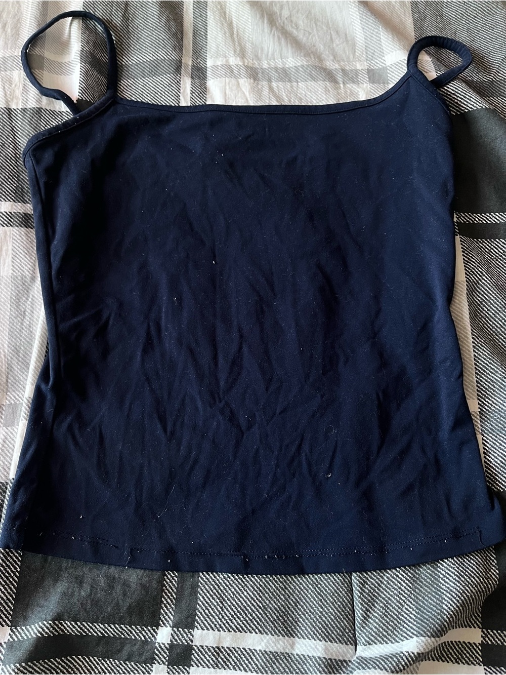Garage Navy Spaghetti Strap Camisole